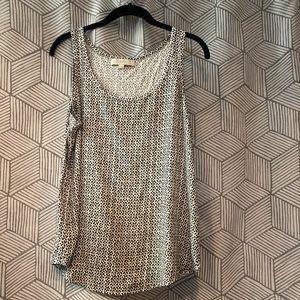 Patterned Loft blouse